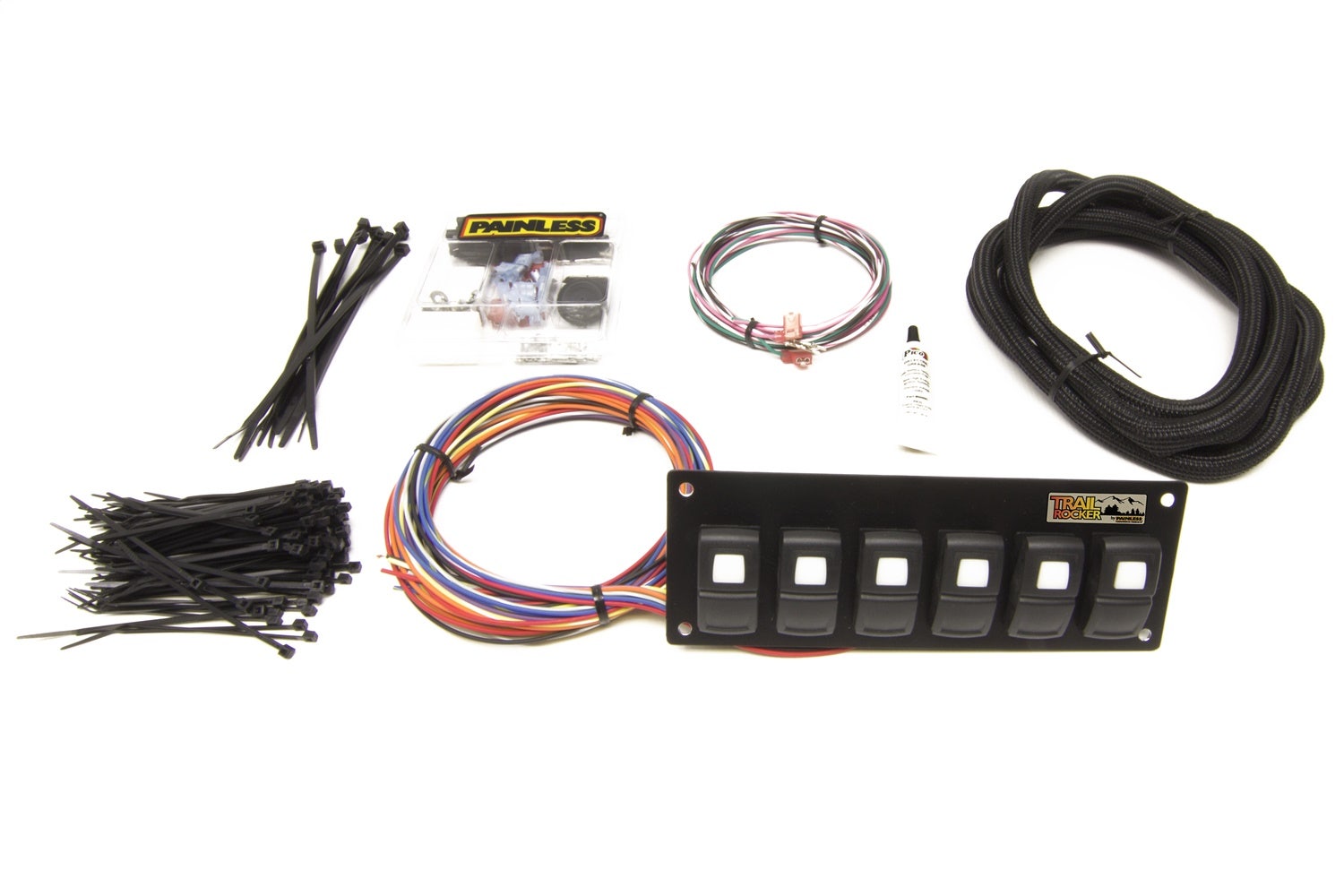 Painless Wiring 57104 Trail Rocker 6-Switch Panel   Trail Rocker 6-Switch Panel