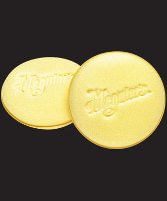 Meguiar's Megw0004-4 Hi Tech Applicator Pad 4 Pack   Wax Applicator Pad; Shape -