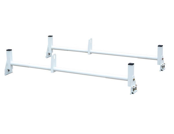 Buyers Products 1501310 Van Ladder Rack White Powder Coated Steel   Van Ladder