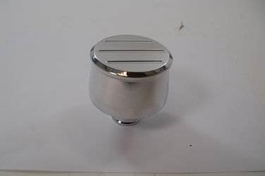 Racing Power Company R6101 Polished Aluminum Ball Milled Push-In Breather