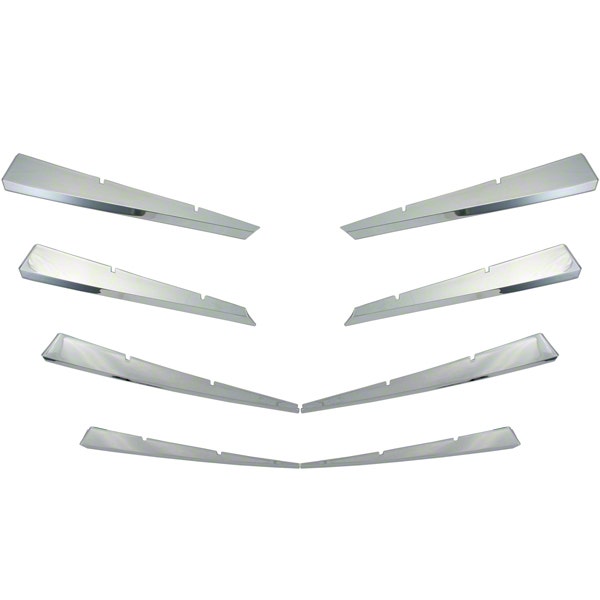 Bully Gi-76 Abs Chrome Grille Overlay - 8 Piece Iwc  Grille Insert  Installation