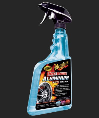 Meguiar's G14324 Hot Rims Aluminum Wheel Cleaner - 24 Oz. With 3 Amazon Basics