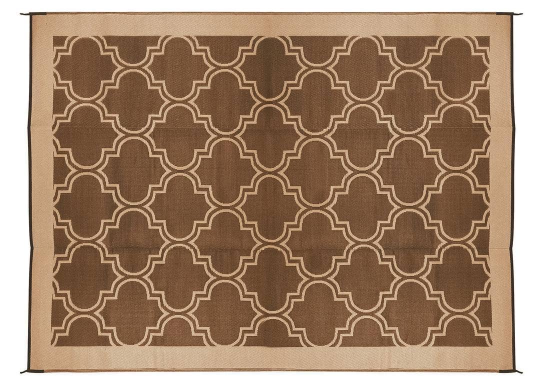 Camco Large Reversible Outdoor Patio Mat - Easy To Clean, Perfect For Picnics,
