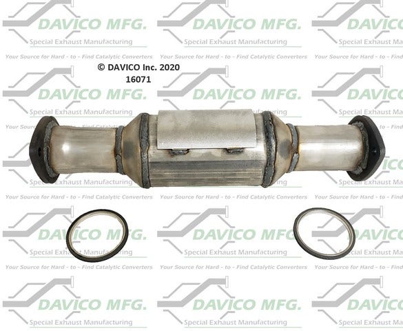 Davico Mfg Catalytic Converter P/N:16071  Catalytic Converter P/N: