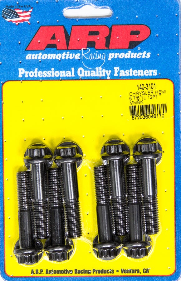 Arp 140-3101 Motor Mount Bolt Kit (12Pt Mopar 5.7/6.1L Hemi) Arp  Motor Mount