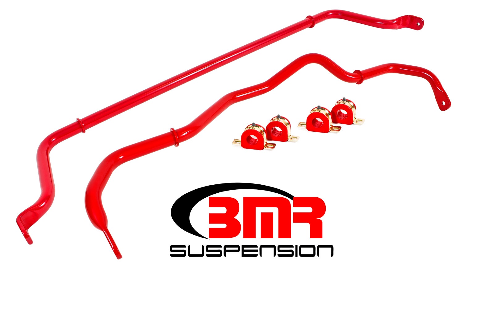 Bmr Suspension Sway Bar, Front/Rear, Polyurethane Bushings Included, Steel, Red