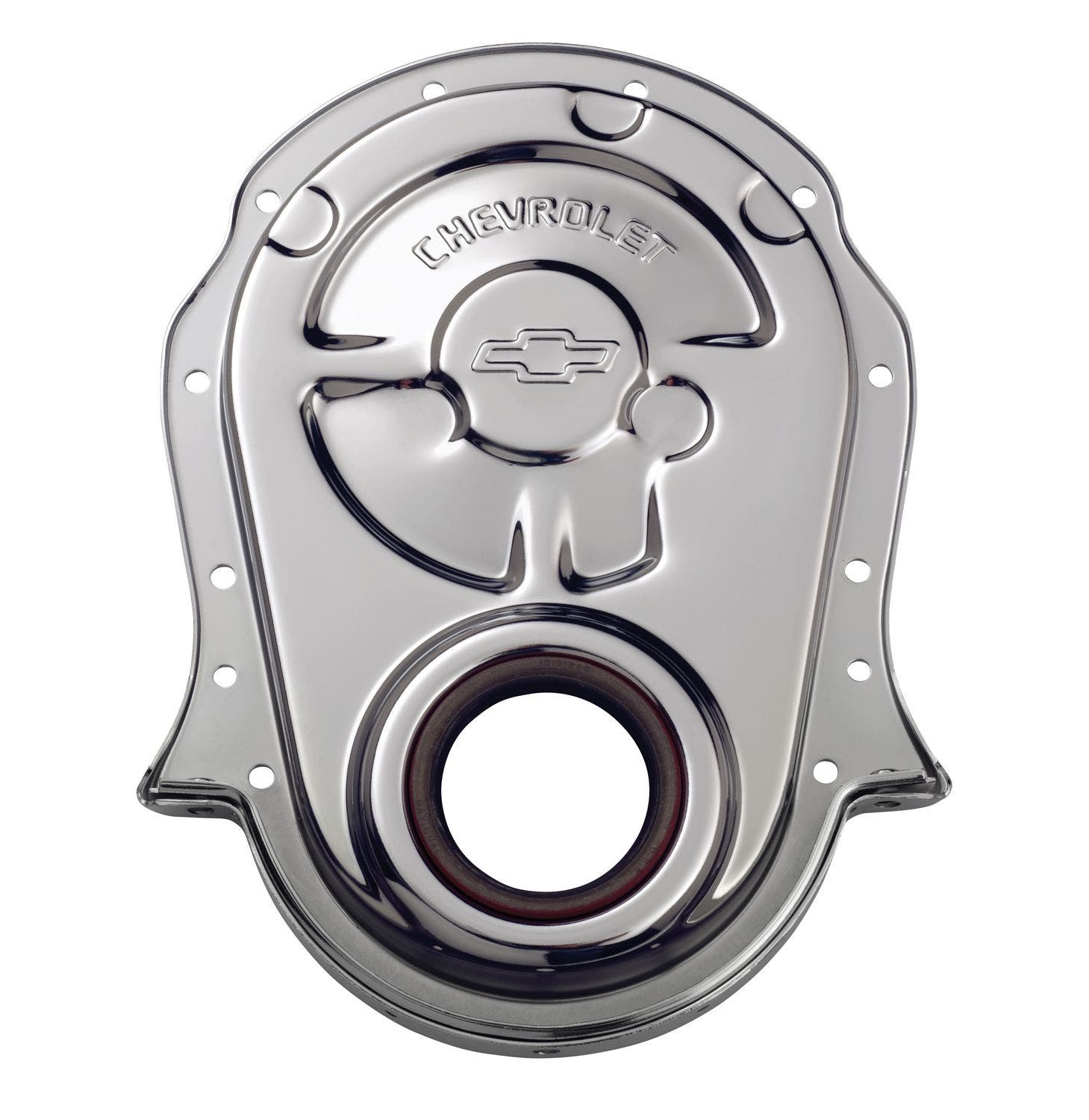 Proform 141-216 Chrome-Plated Steel Timing Chain Cover  Parts 141-133 Valve