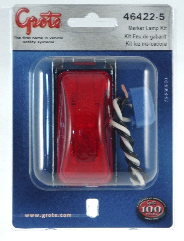 Grote Perlux 464225   Side Marker Light  Housing Color - Black, Quantity -