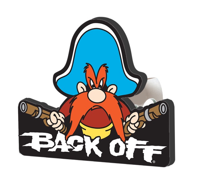 Plasticolor 002231R01 Yosemite Sam Back Off Hitch Cover, 1.25 Inch   Trailer