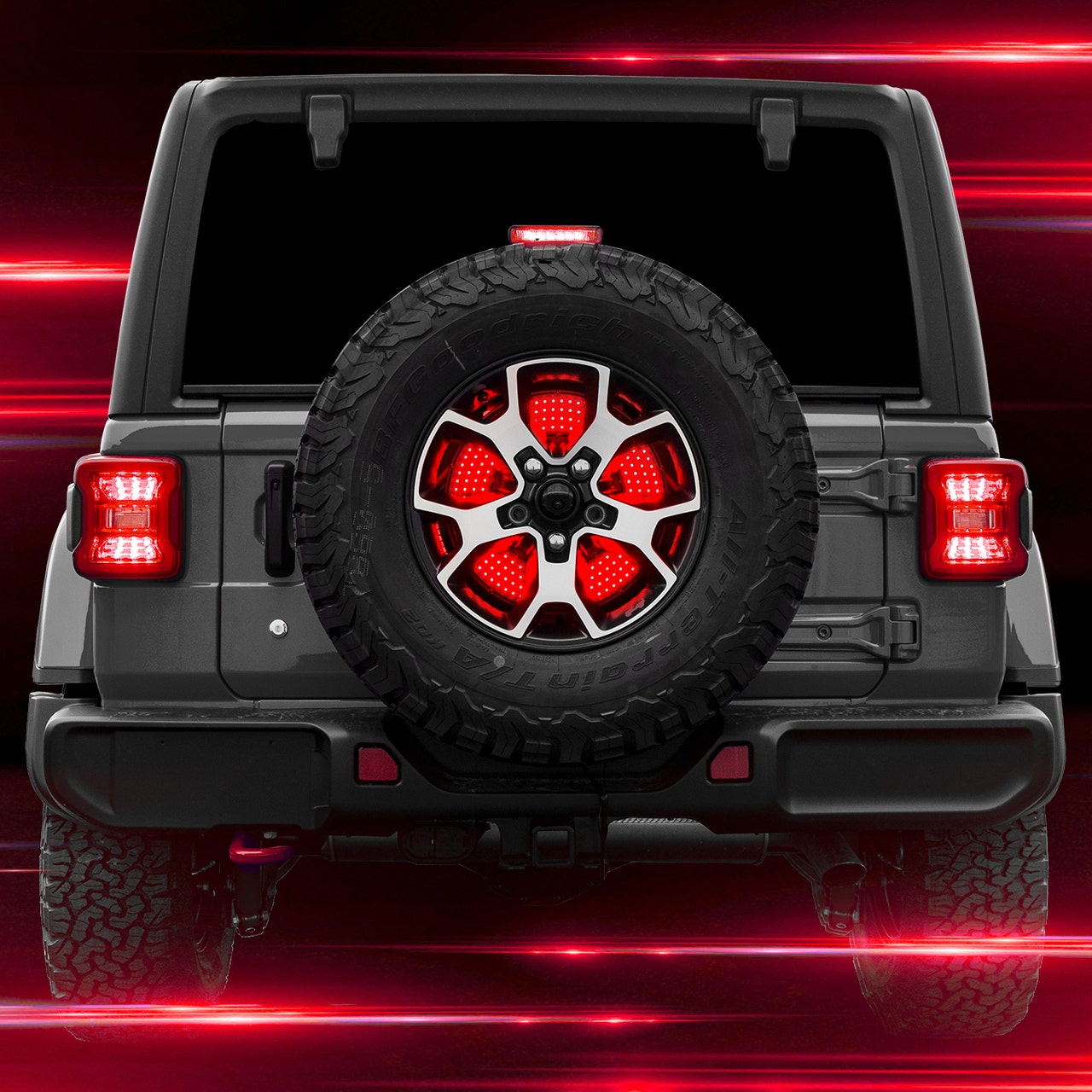 Xkglow 5Th Wheel Light W/Brake, Running, Reverse And Turn Signal Lightγçª Xkglow