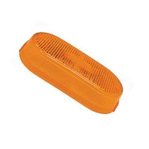Peterson Amber Oblong Clearance/Side Marker Light Replacement Lens  Mfg.  Turn