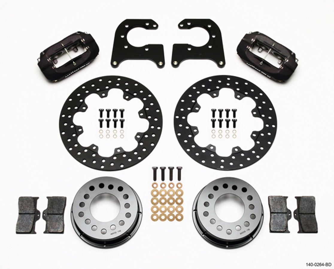 Fdl Rear Drag Kit, Drilled Rotor Fdl Rear Drag Kit, Drilled Rotor