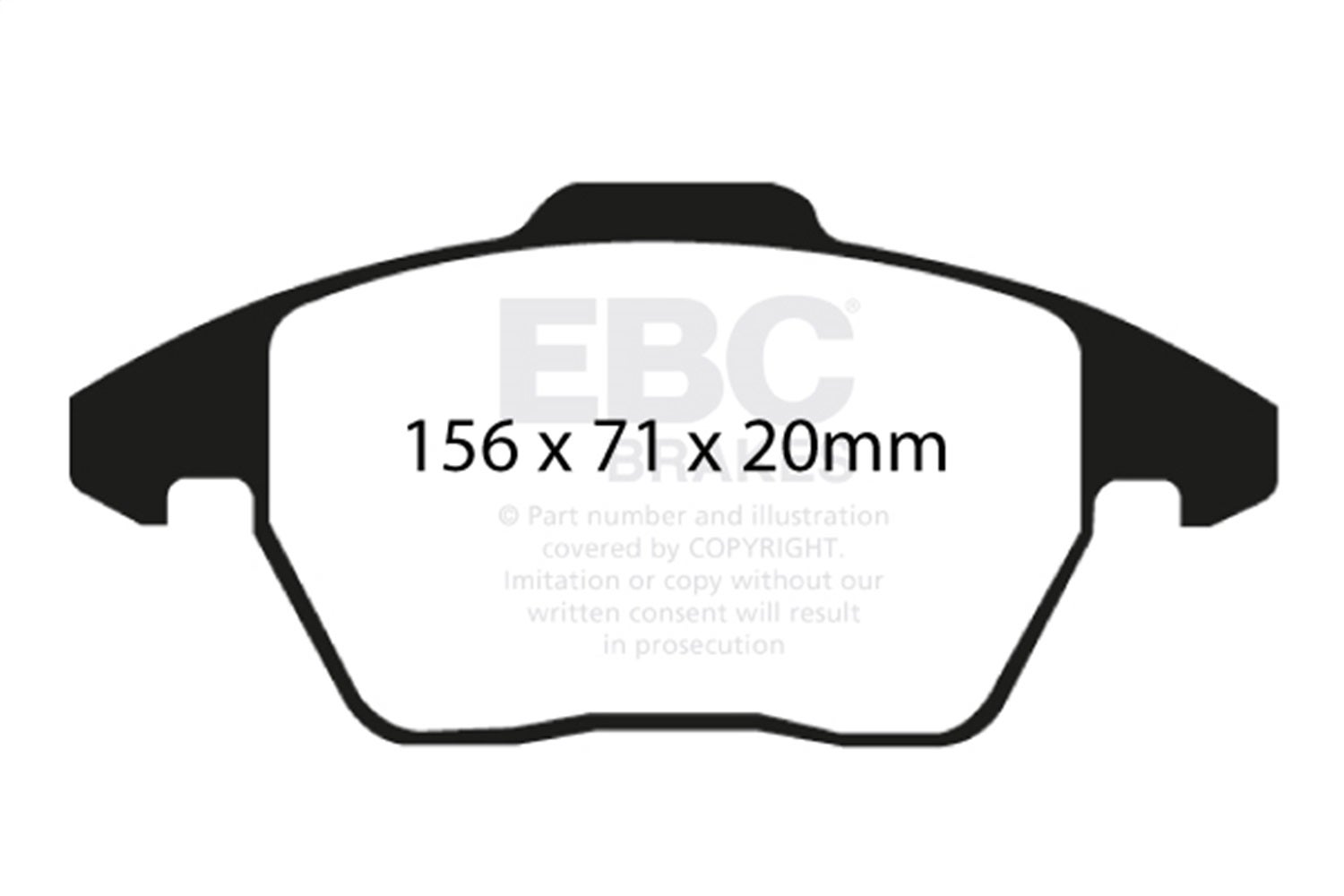 Ebc Brakes Ud1107 Ultimax  Brake Pads   Ultimax  Brake Pads