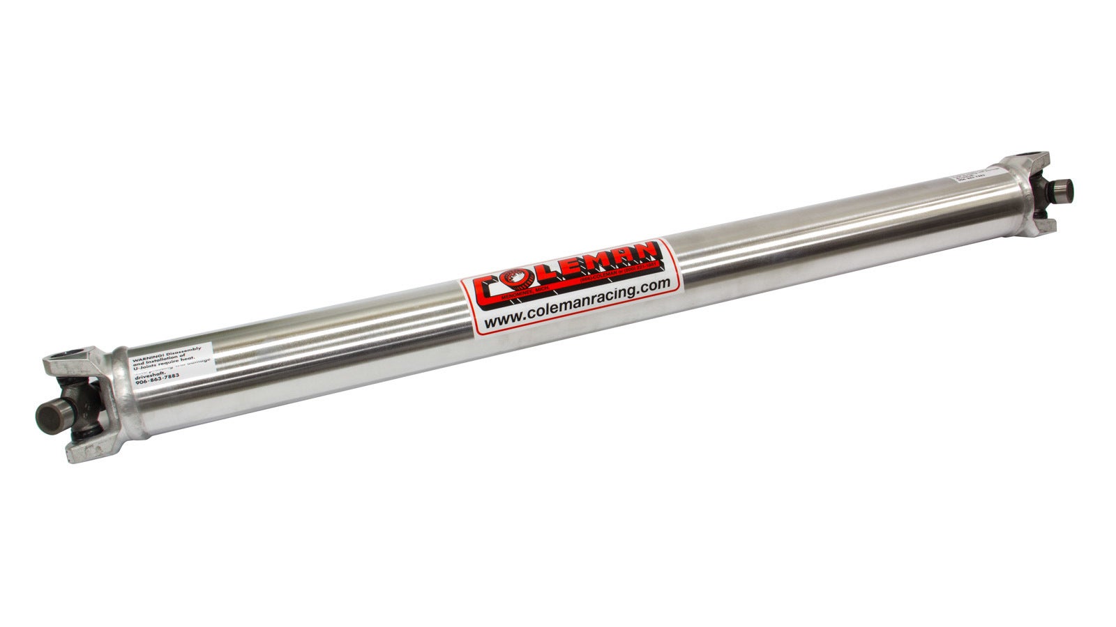Coleman Machine 16607 Aluminum Driveshaft 38In   Aluminum Driveshaft 38In
