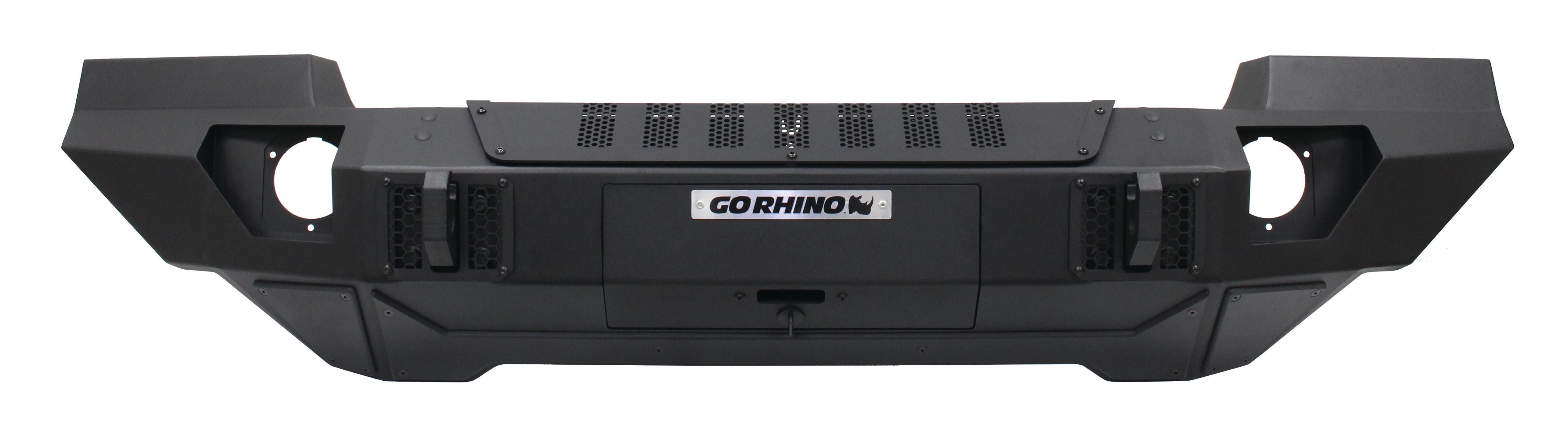 Go Rhino 230121T Trailline Winch Ready Front Full Width Bumper   Trailline Winch