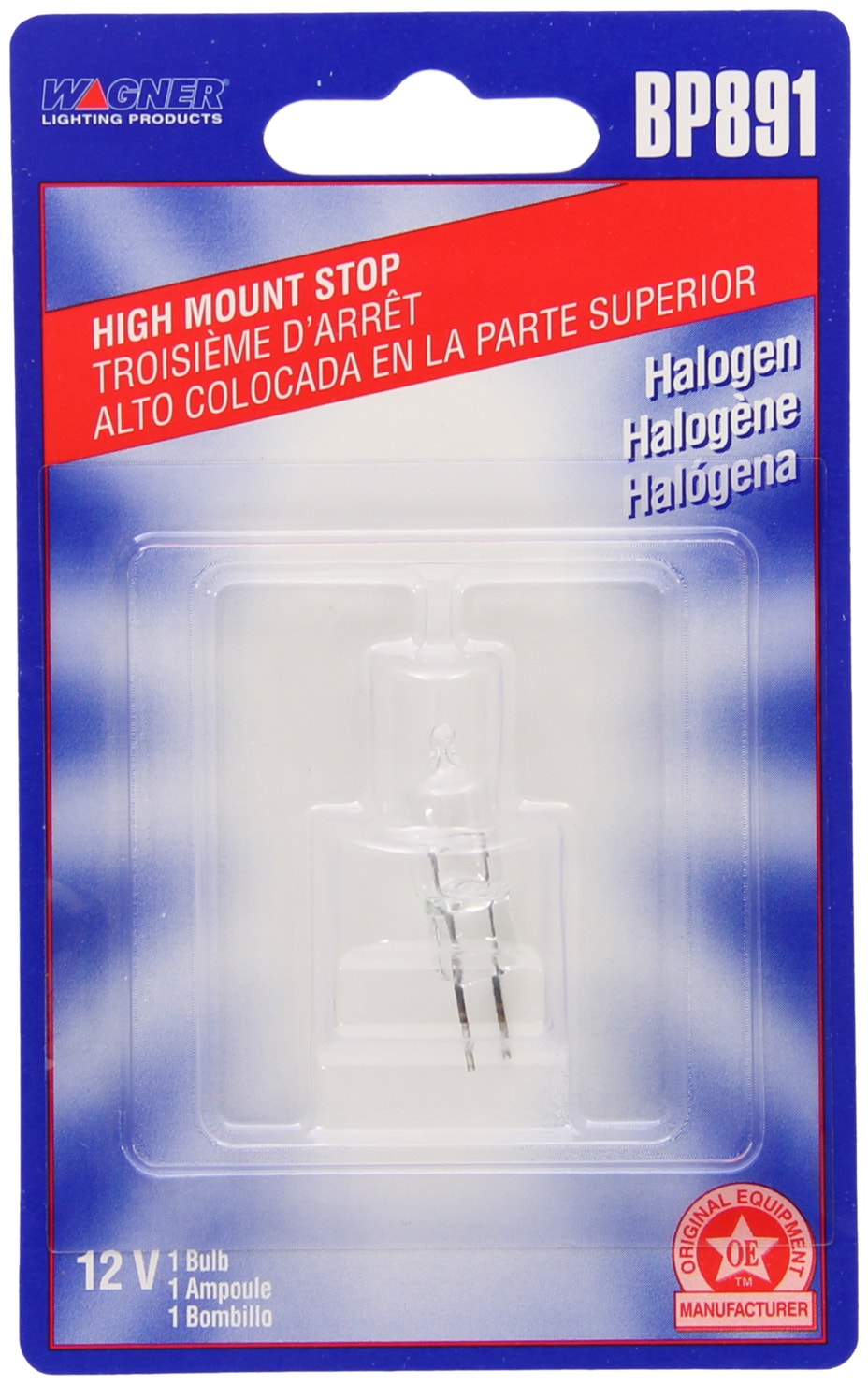 Wagner Lighting Center High Mount Stop Light Bulb P/N:Bp891   Center High Mount