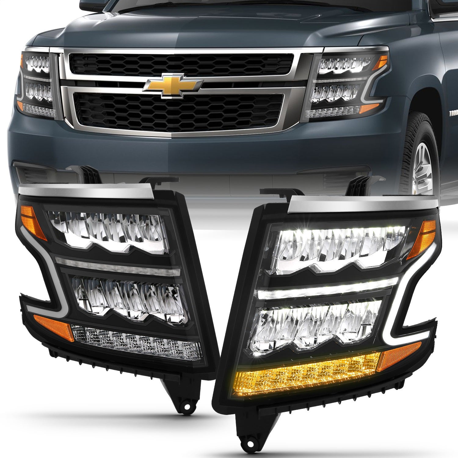 Anzo Usa 111478 Led Crystal Headlight   Led Crystal Headlight