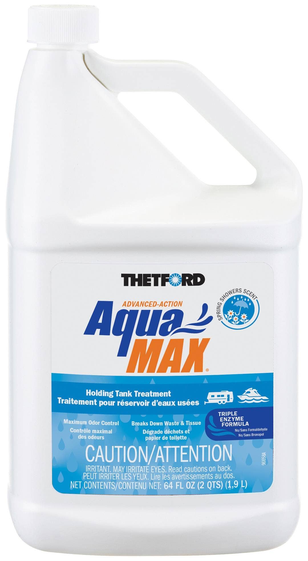 Thetford 96636 Aquamax Spring Showers Scent Rv Holding Tank Treatment,