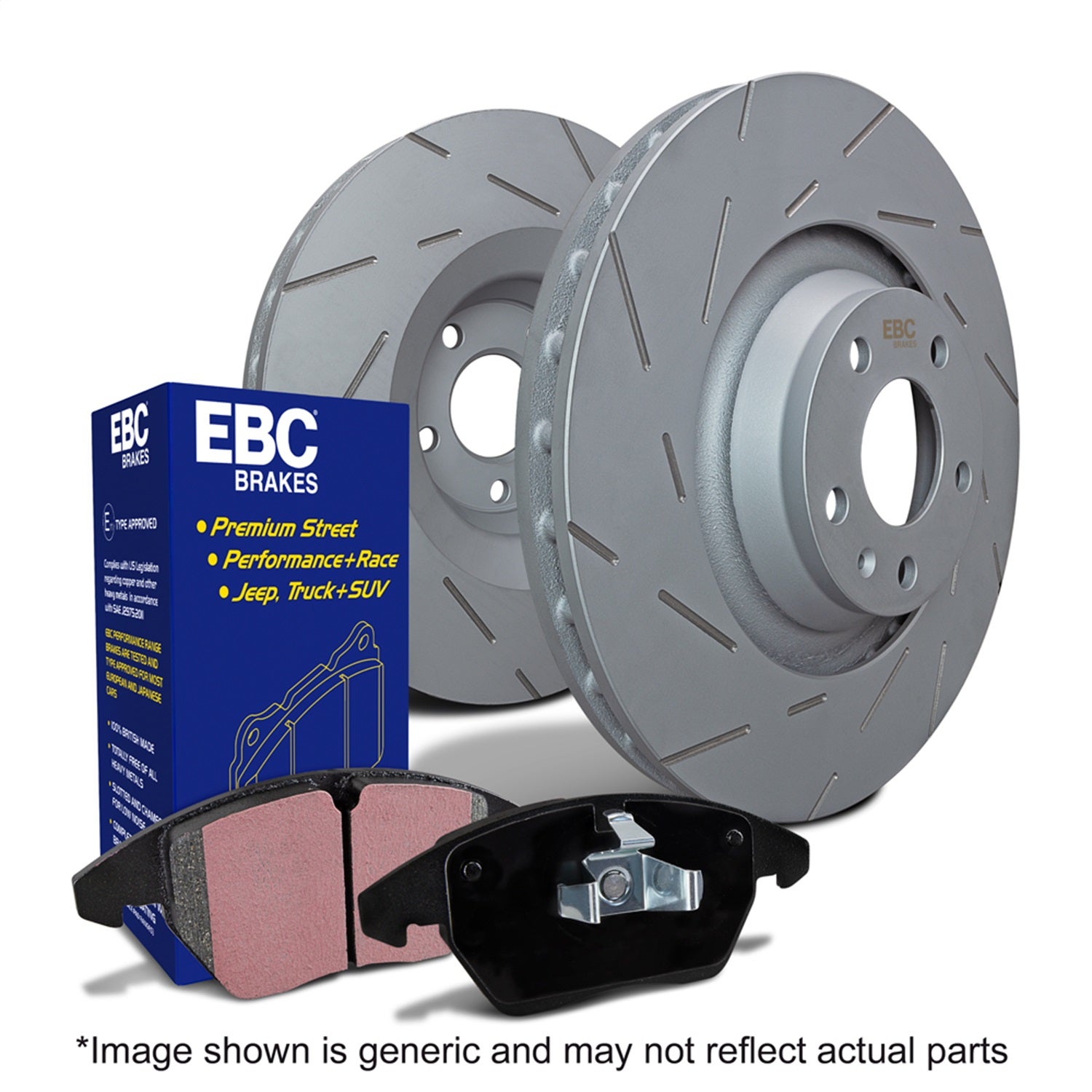 Ebc Brakes S2kr1881 S2 Kits Greenstuff 2000 And Usr Rotors Fits 11-17 Juke   S2