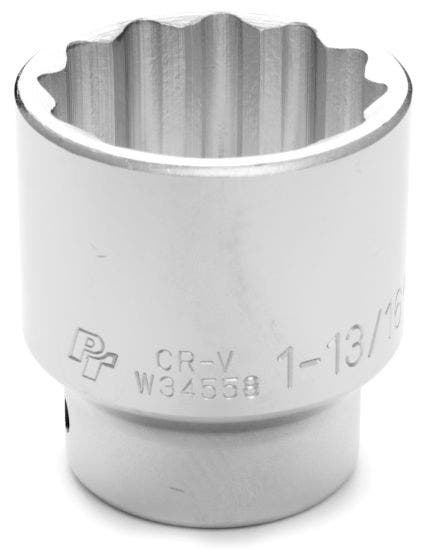 Performance Tool W34558 3/4" Drive 12-Point Sae Standard Socket, 1-13/16"   3/4