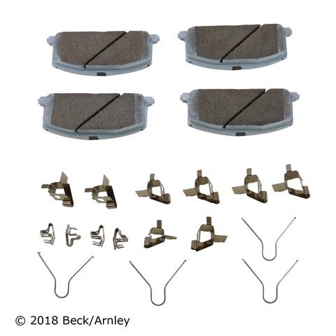 Beck/Arnley Disc Brake Pad Set P/N:085-6220  Disc Brake Pad Set P/N: