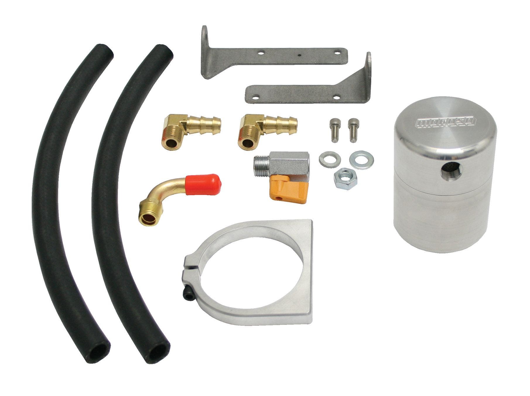 Moroso 85472 Air/Oil Separator Catch Can Kit, Chrysler Dodge Hemi Cars, 05-15