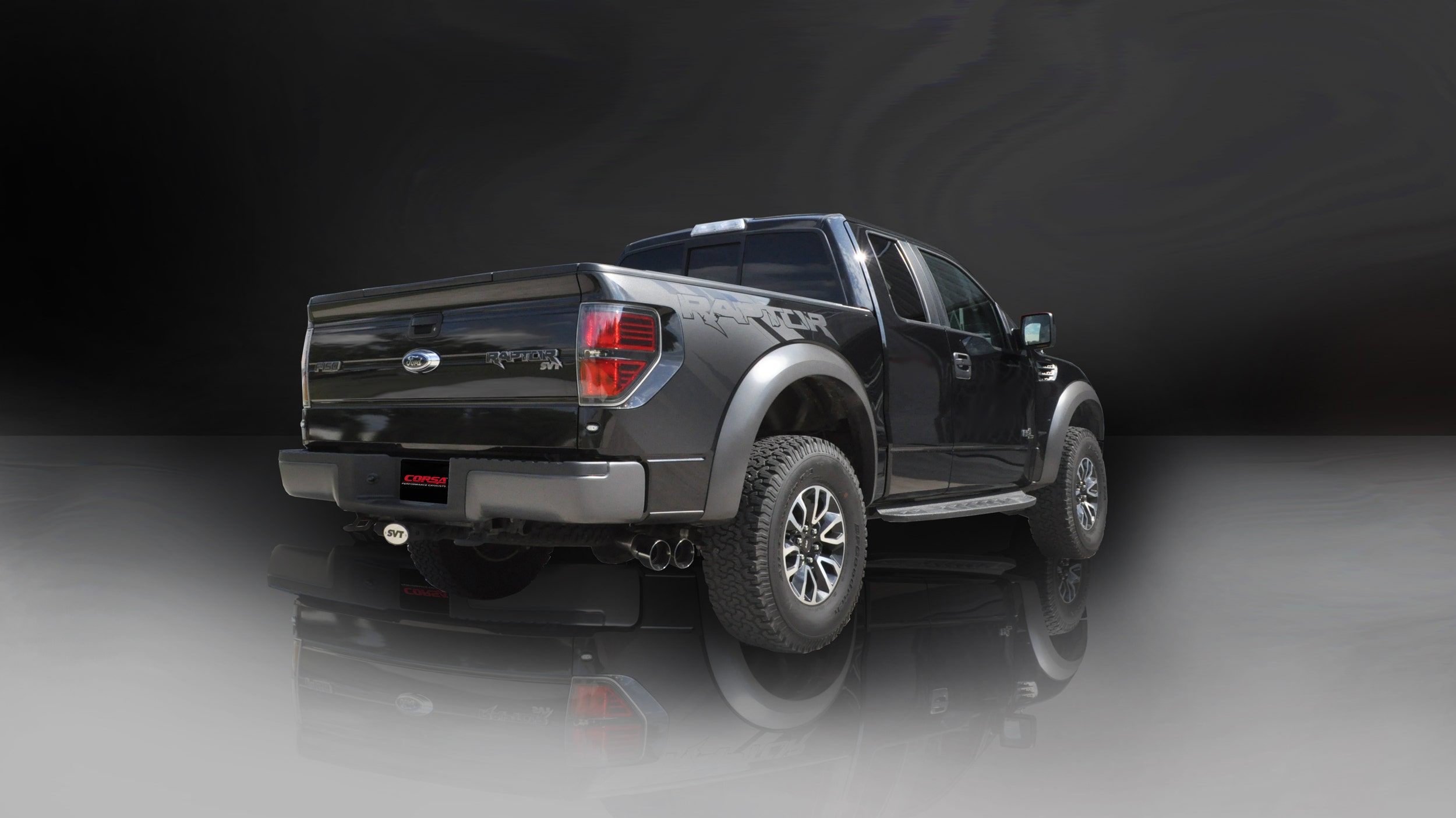 Corsa Performance 14760Blk Xtreme Cat-Back Exhaust System Fits 11-14 F-150 Corsa