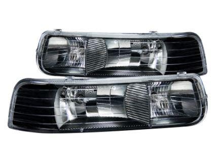 Anzo Usa 111155 Crystal Headlight Set Anzo  Headlight Assembly Crystal Clear;
