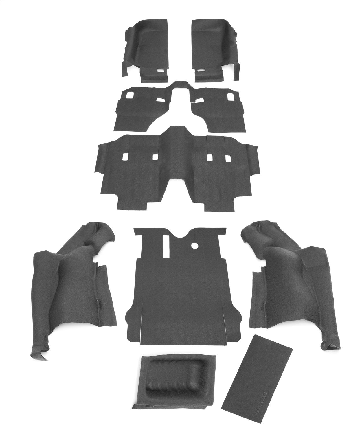 Bedrug Cbtjk112 Bedtred Cargo Kit Fits 11-18 Wrangler (Jk)   Bedtred Cargo Kit