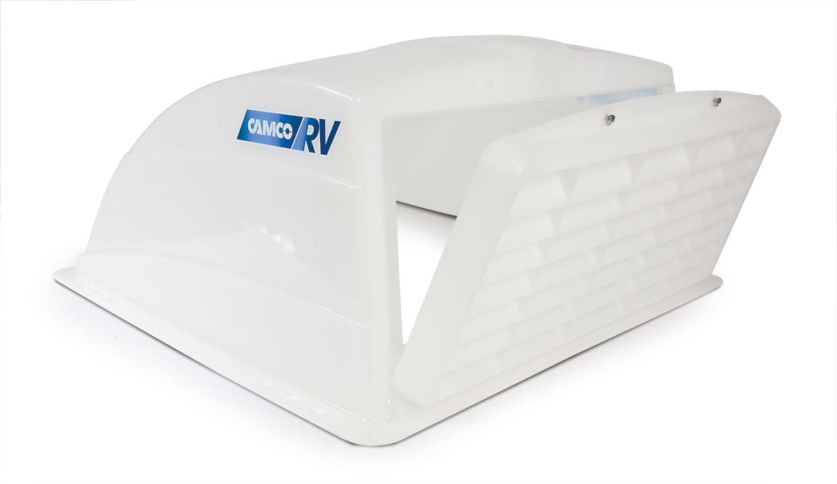 Camco 40431 Rv White Roof Vent Cover   Roof Vent Cover; Compatibility - 14 Inch