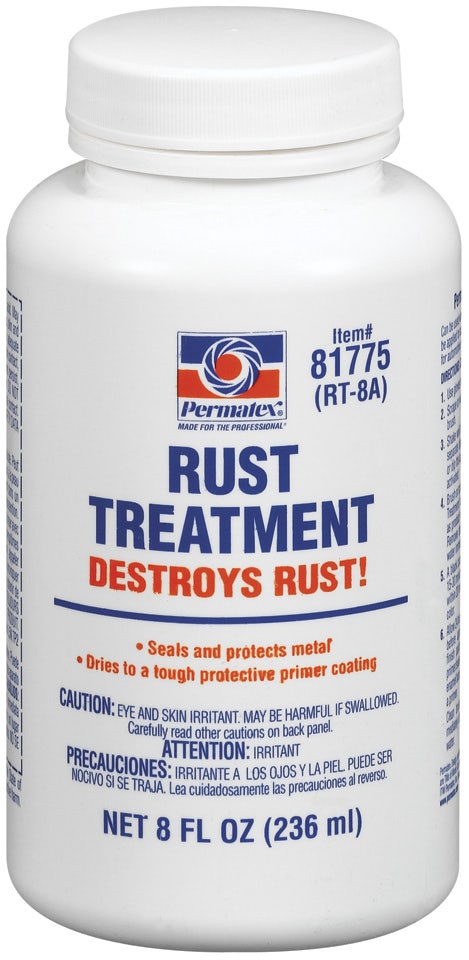 Permatex 81775 Rust Treatment , 8 Oz.   Rust Treatment , 8 Oz.