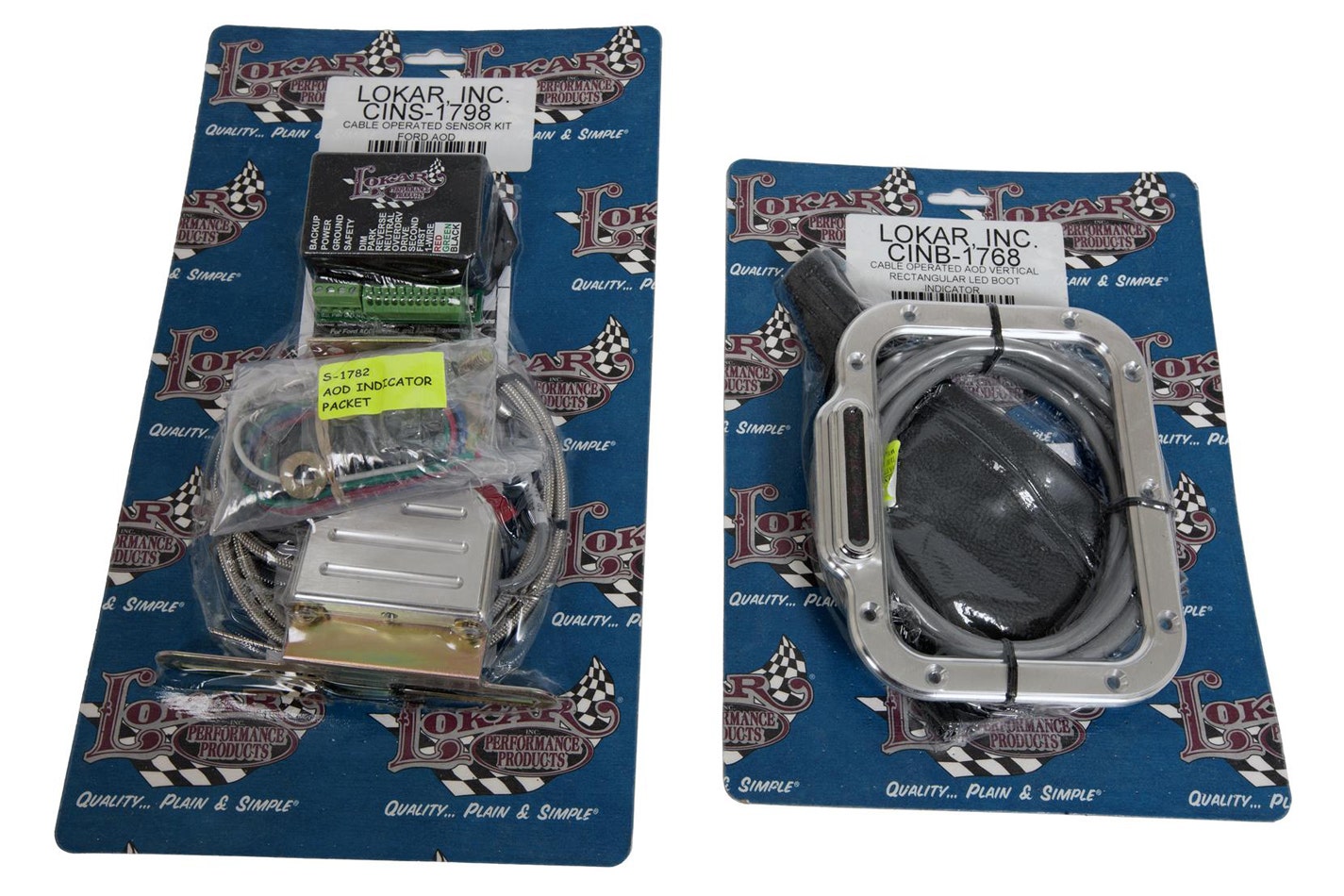 Lokar Cinb-1784 Vertical Rectangular Cable Operated Led Boot Indicator Kit For
