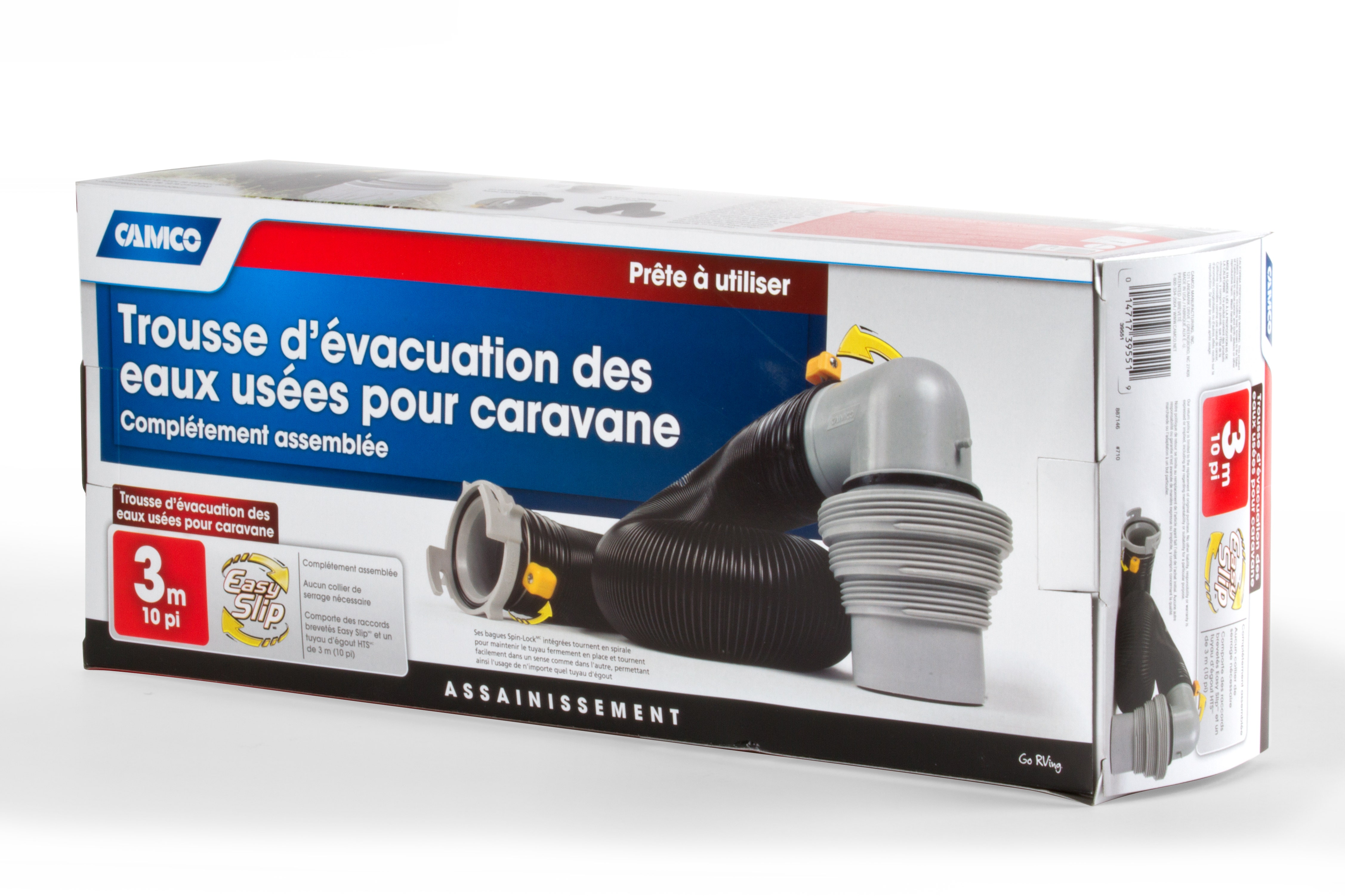 Camco 39551 Ready-To-Use Easy Slip Rv Sewer Kit   Sewer Hose Easy Slip (Tm);