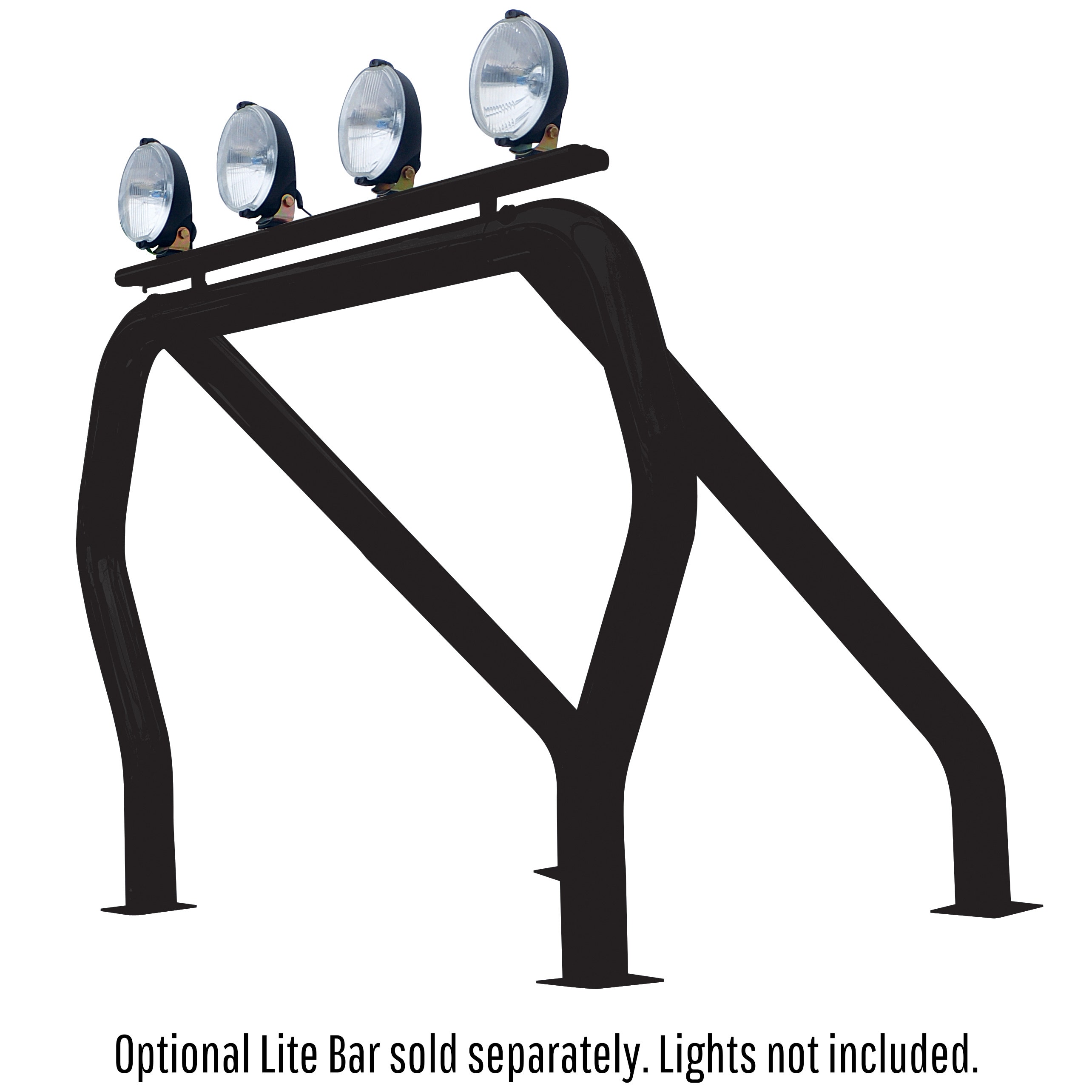 Go Rhino 9009560Ssb Classic Off-Road Style Bed Bars Kit   Classic Off-Road Style