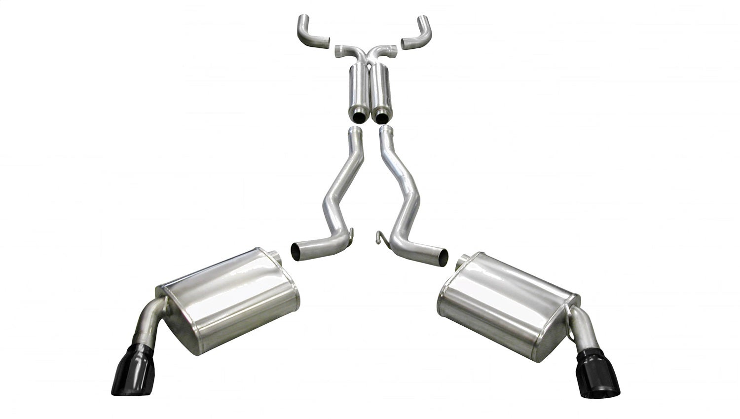Corsa Performance 14952Blk Sport Cat-Back Exhaust System Fits 10-15 Camaro