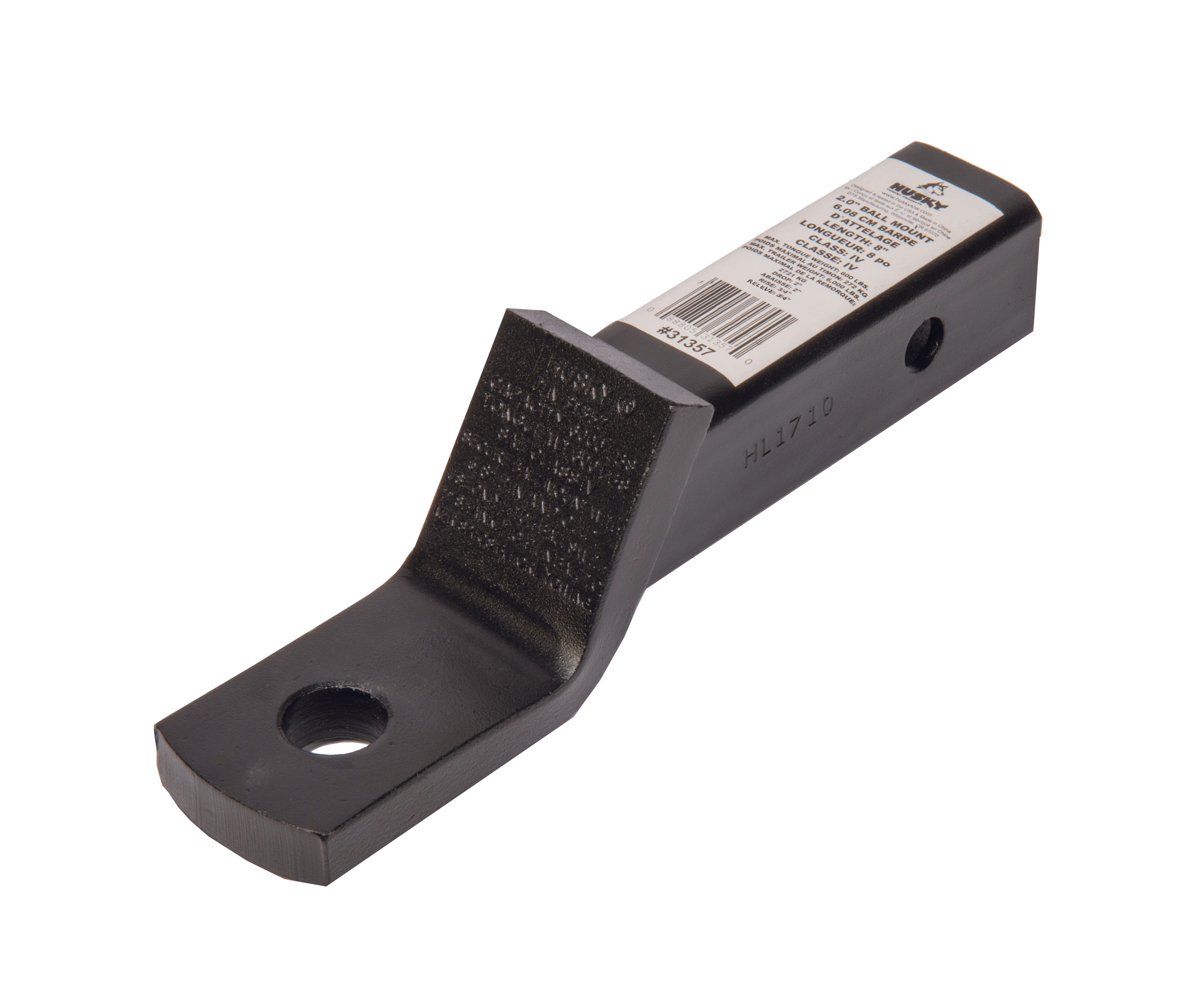 Husky 31357 8 X 3/4 X 2 Class Iii Ball Mount   8 X 3/4 X 2 Class Iii Ball Mount