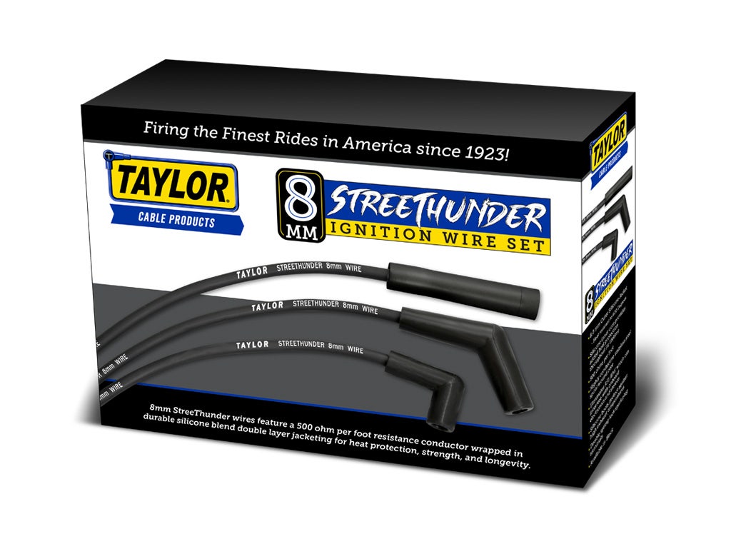 Taylor Cable 51005 Street Thunder 8Mm Ignition Wire Set   Street Thunder 8Mm