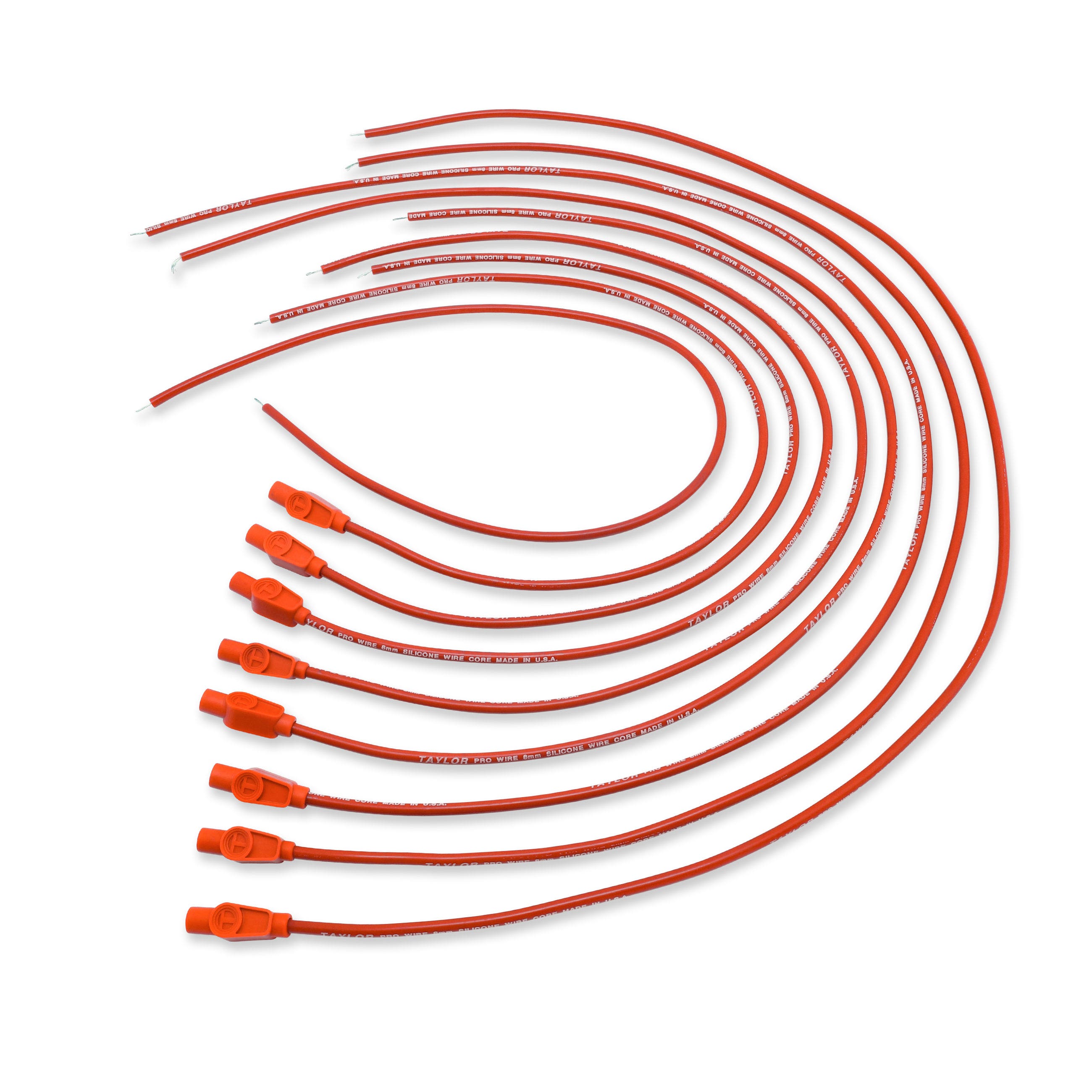 Taylor Cable 70254 8Mm Pro Wire Ignition Wire Set   8Mm Pro Wire Ignition Wire