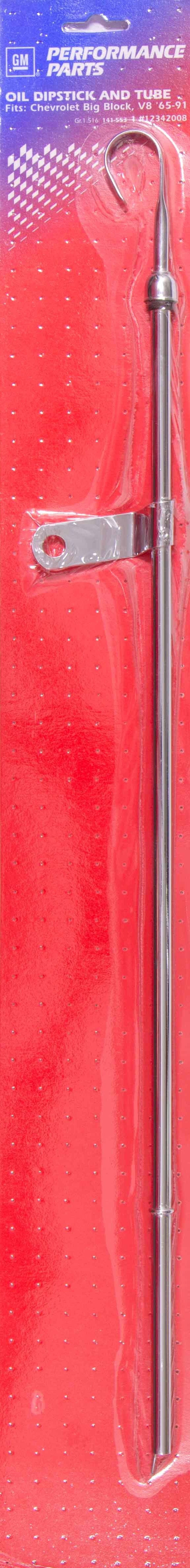 Proform 141-553 Engine Dipstick With Chrome Steel Tube And Hook Handle For Big
