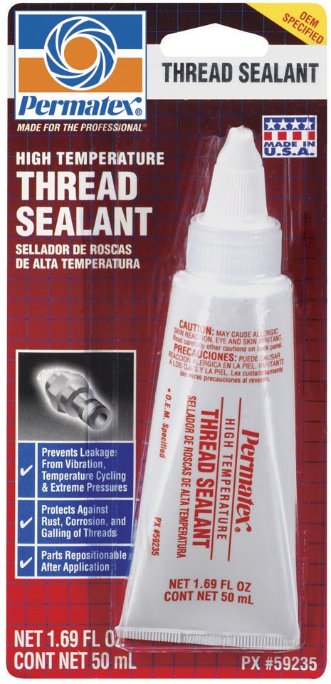 Permatex 59235 High Temperature Thread Sealant, 50 Ml Tube   High Temperature