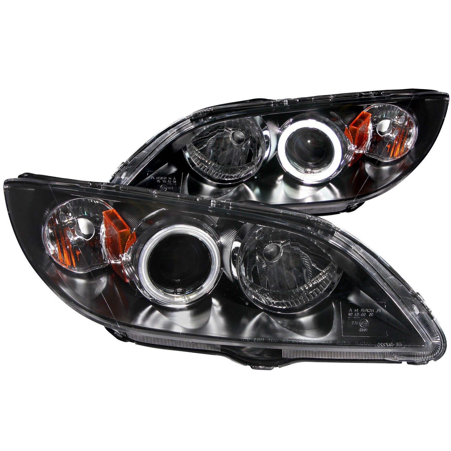 Anzo Usa 121228 Projector Headlight Set W/Halo Fits 04-08 3   Projector