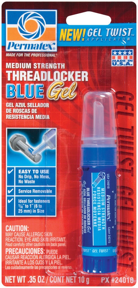 Permtx-Lockt 24010 10G Threadlocker Gel Blue