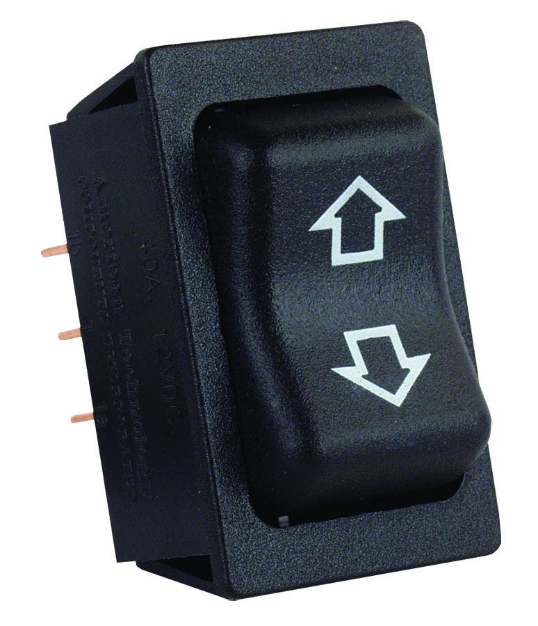 Jr Products 12295 Black Replacement Slide-Out High Current Motor Switch   Slide