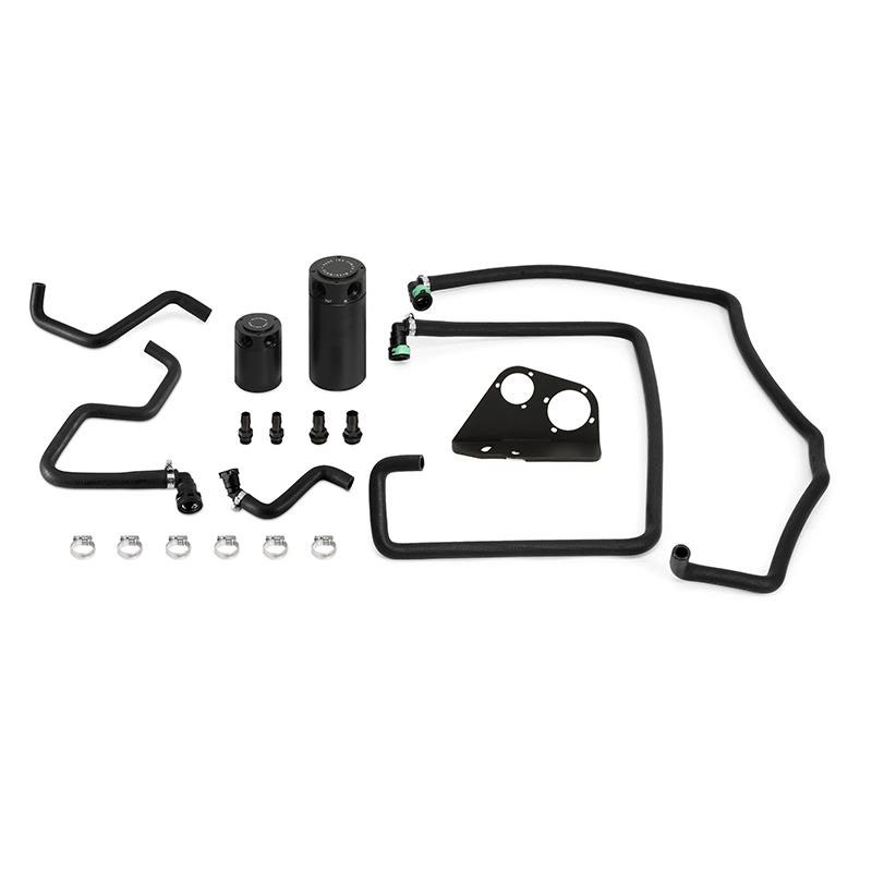 Mishimoto Mmbcc-F35t-17Sbe   Baffled Oil Catch Can Kit Compatible With Ford