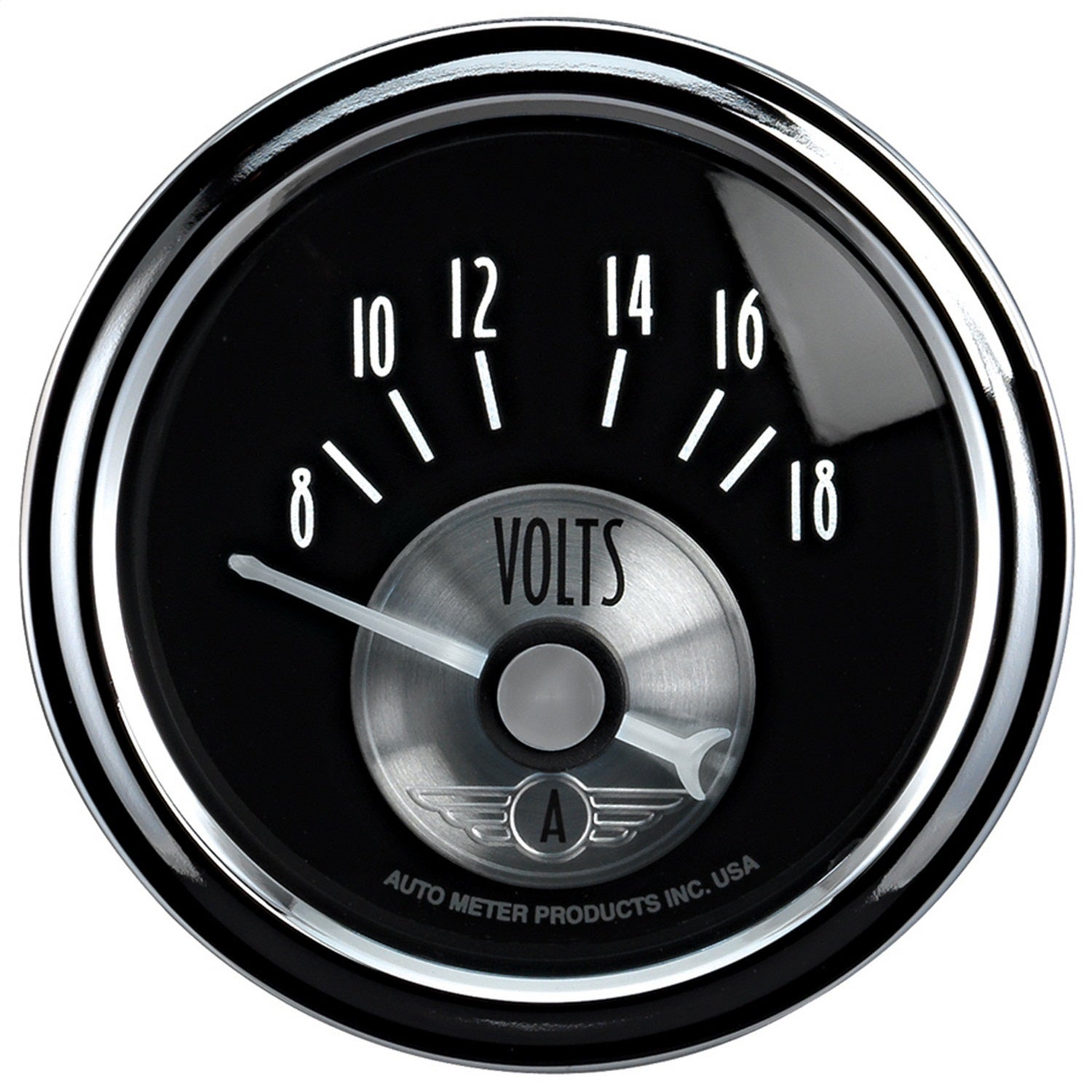 Autometer 2093 Prestige Series Black Diamond Voltmeter Gauge   Prestige Series
