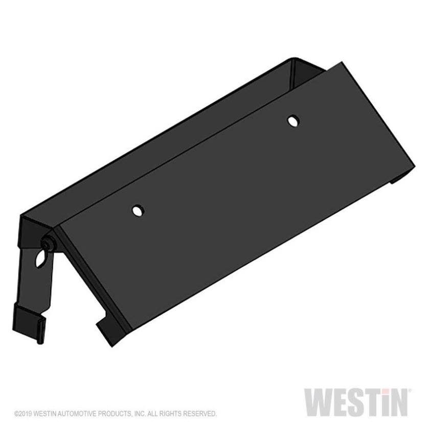 Westin 46-20065 Winch Mount License Plate Relocator Steel Black Powder Coat