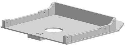 Pullrite 331756 Capture Plate   Trailer King Pin Wedge Quickconnect; Hitch