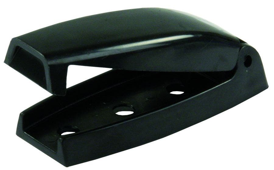 Jr Products 10224 Baggage Door Catch - Black, Pack Of 2   Door Catch; Used To -