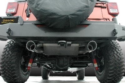 Gibson Performance 17303 Cat-Back Dual Split Exhaust System Fits Wrangler (Jk)