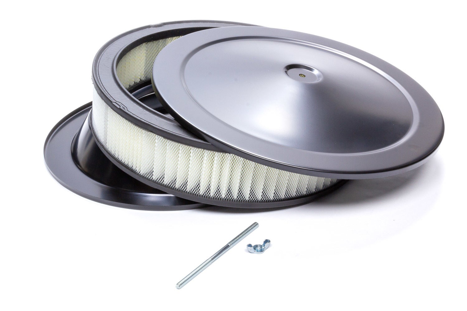 Racing Power R7195bk-Box Black 14" X 3" Air Cleaner Muscle Car Style Racing